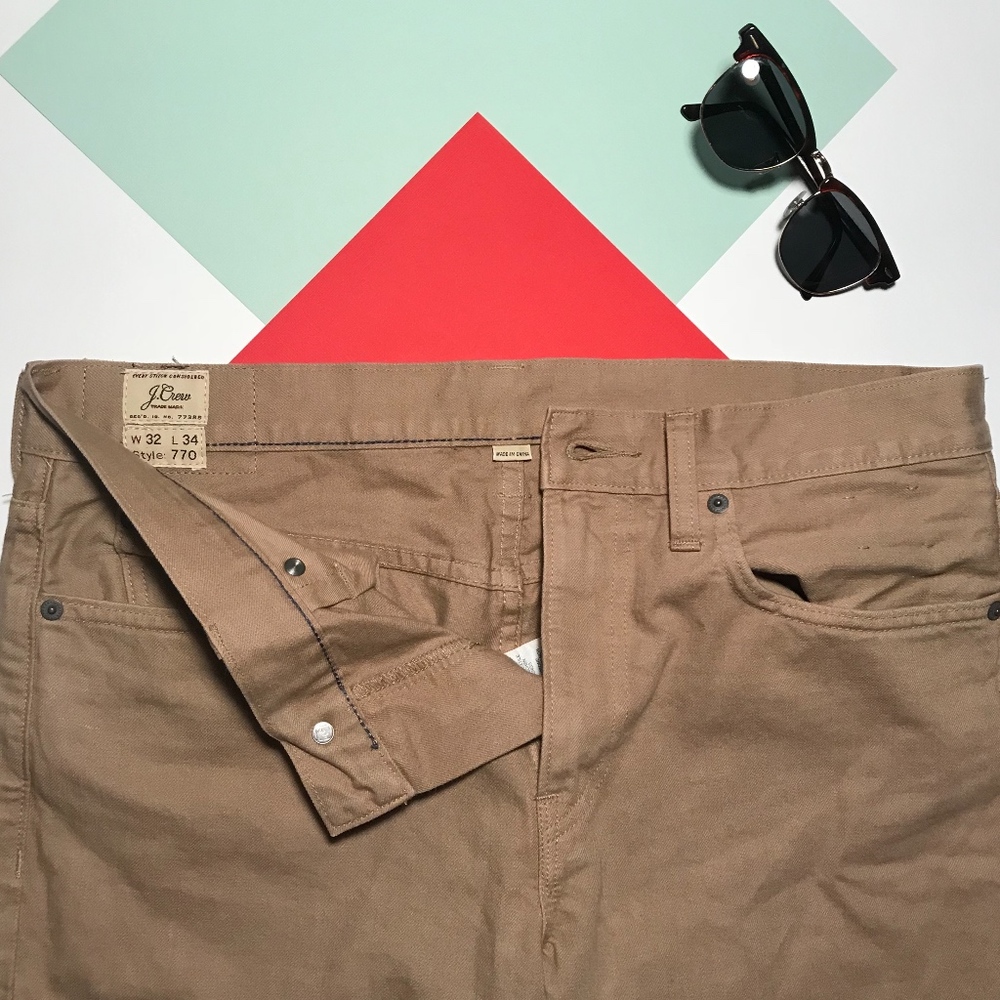 J Crew Khaki Chinos NWOT